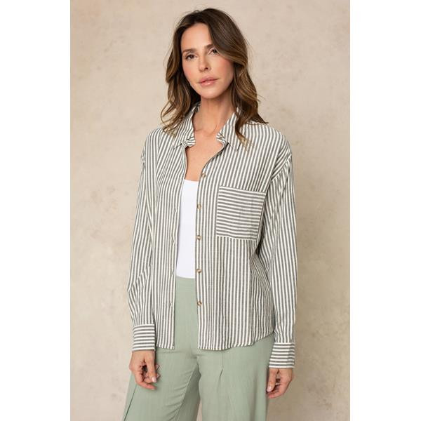 Molly Striped Button Down | South Moon Under
