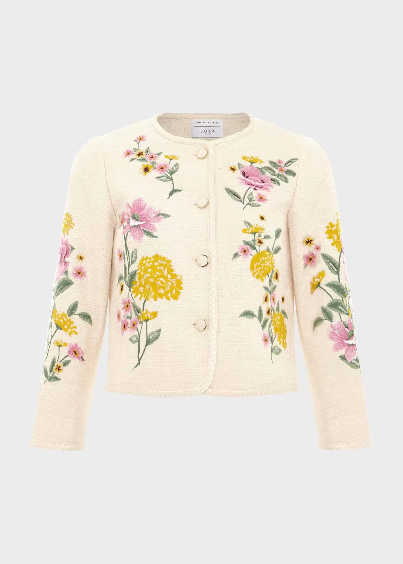 Hinton Floral Embroidered Jacket | Hobbs