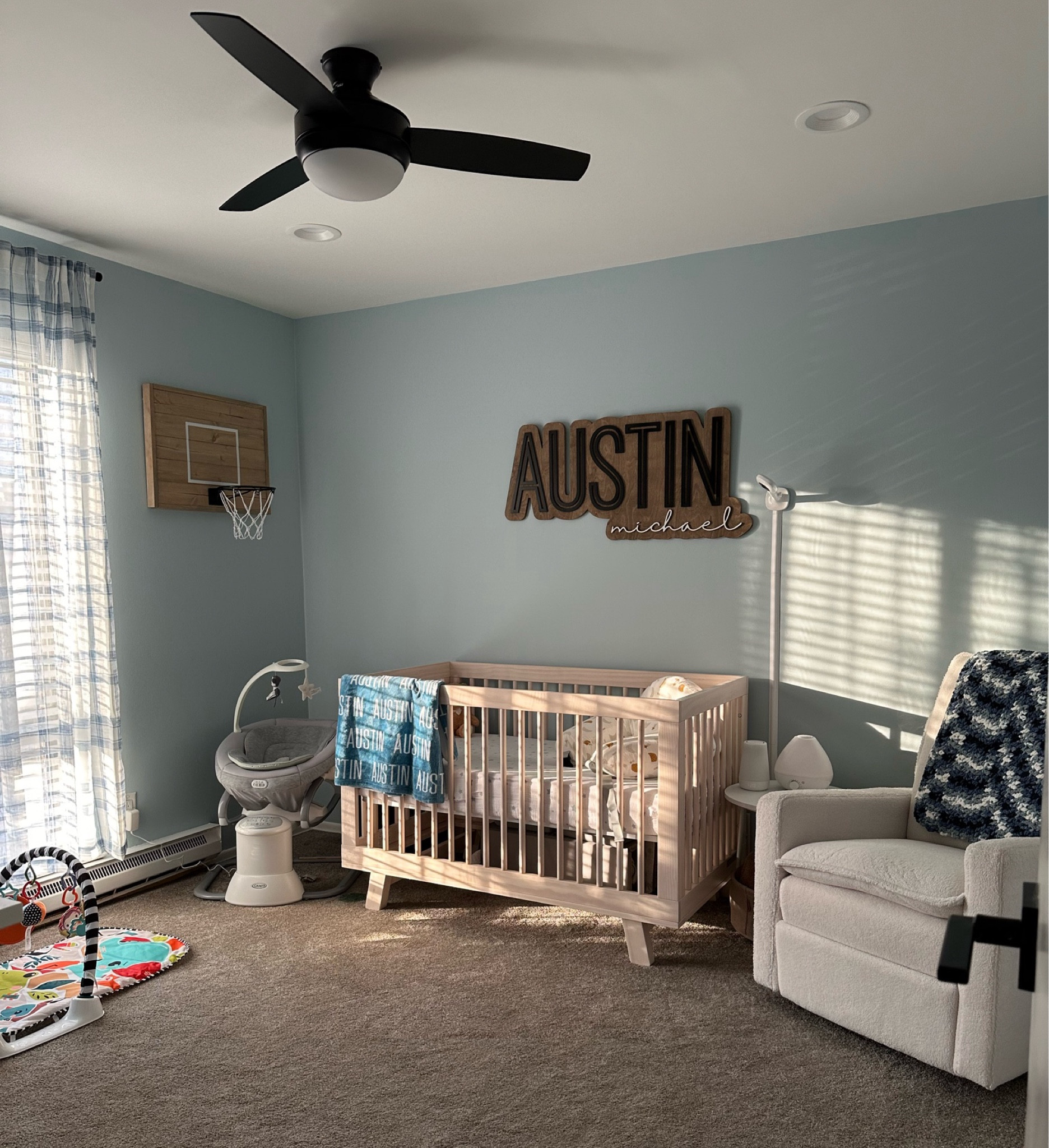 Baby Boy’s Sports Nursery 🩵

#LTKFamily #LTKBaby #LTKKids