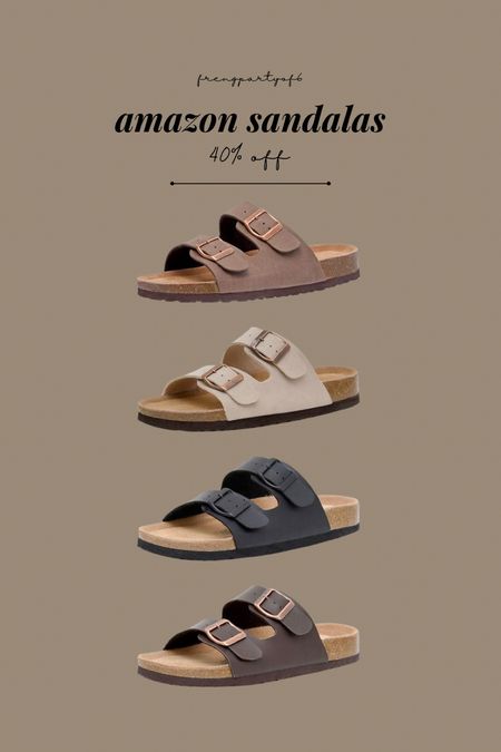 40% off Amazon sandals! Over 59k reviews! These are just like a more expensive pair of shoes, and just as good of quality!

#LTKfindsunder50 #LTKsalealert #LTKshoecrush