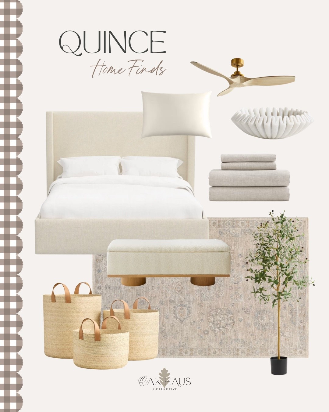 Quince, Home Finds, Interior, Decor, Room, Style, Bed, Ottoman, Rug, Plant

#LTKHome #LTKdayinmylife #LTKmorningroutine