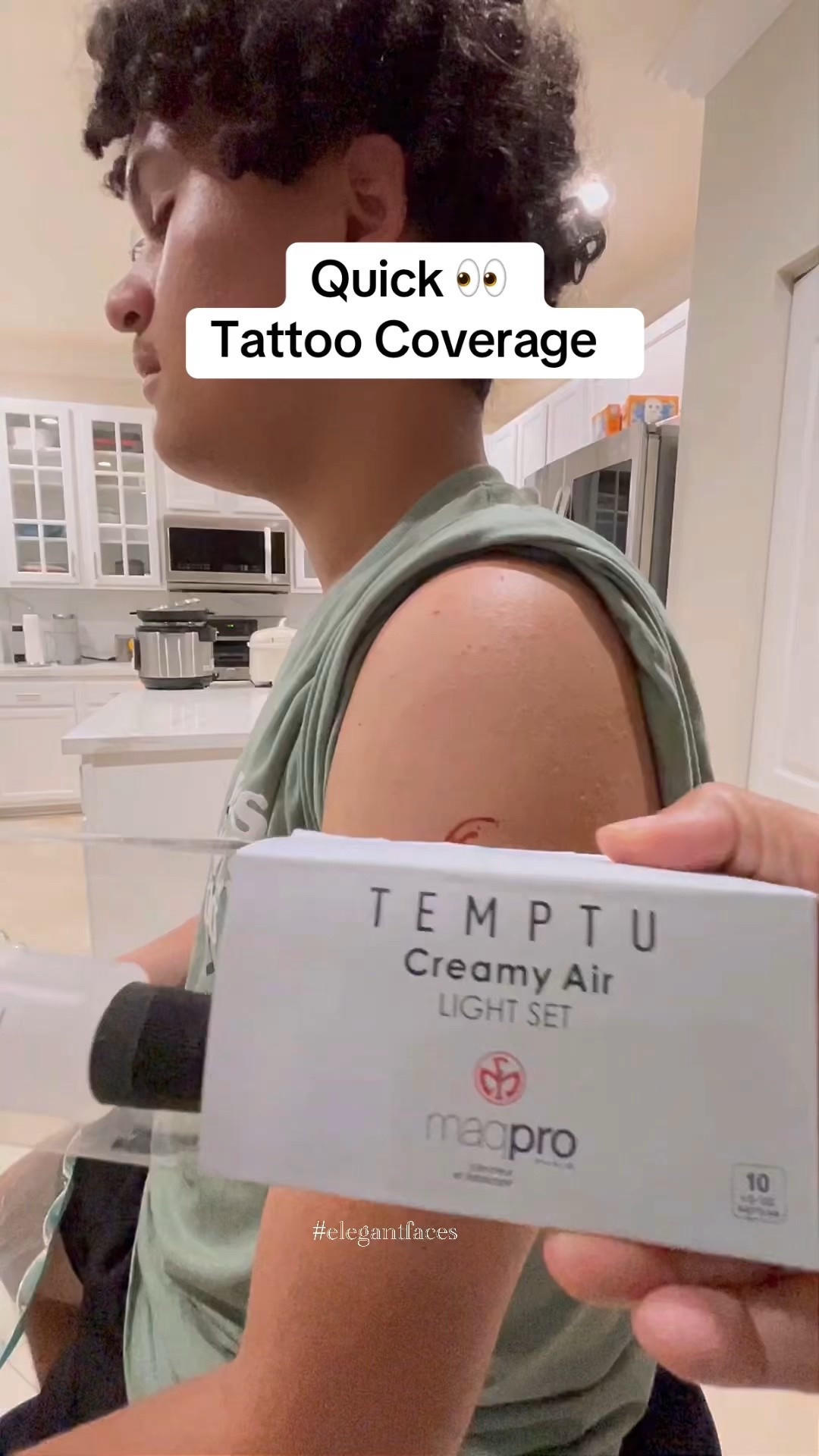 Temptu X Maqpro Creamy Air Corrective Makeup & Tattoo Cover Set, Professional Makeup Kit for Flawless Coverage, Ideal for Tattoos Quick Demo 👀 Coupon Code EFACES15 15% Off @TemptuPro & @Temptu #makeupproducts
#mattemakeup
#tartecoloredclaycorrector
#makeupkitmusthaves
#promakeupkit
#makeupflatlay
#peachymakeup
#makeupartistkitessentials
#promakeupartistkit
#mattemakeuplook
#temptu 
#temptuPro
#airbrushmakeup
#tattoocoverage

#LTKBeauty #LTKWedding