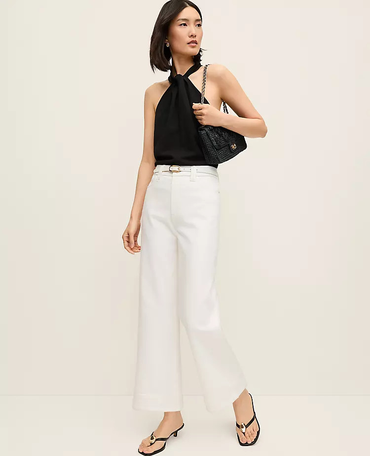 The Wide-Leg Crop Jean | Ann Taylor