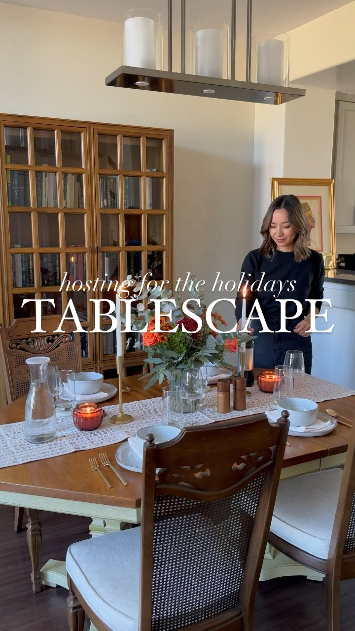 Minimal & vintage inspired holiday tablescape for thanksgiving / Christmas 


Hosting for the holidays / dining table decor / target decorations / holiday decor #ad targetpartner #targetstyle

#LTKparties #LTKHoliday #LTKfindsunder100