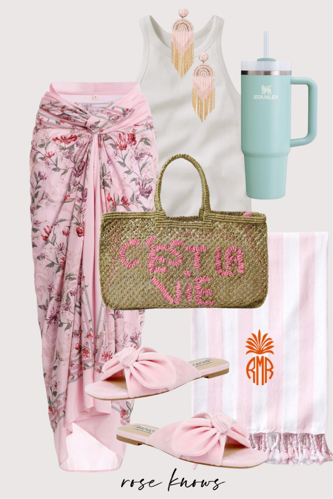Get away outfit 
Beach 
Sarong
Beach bag 


#LTKSwim #LTKFindsUnder100 #LTKTravel