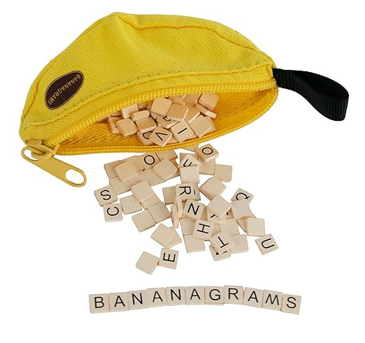 Worlds Smallest Bananagrams - Family Word Game - Includes: 1 Banana Pouch, 144 Tiles. Recommended... | Amazon (US)