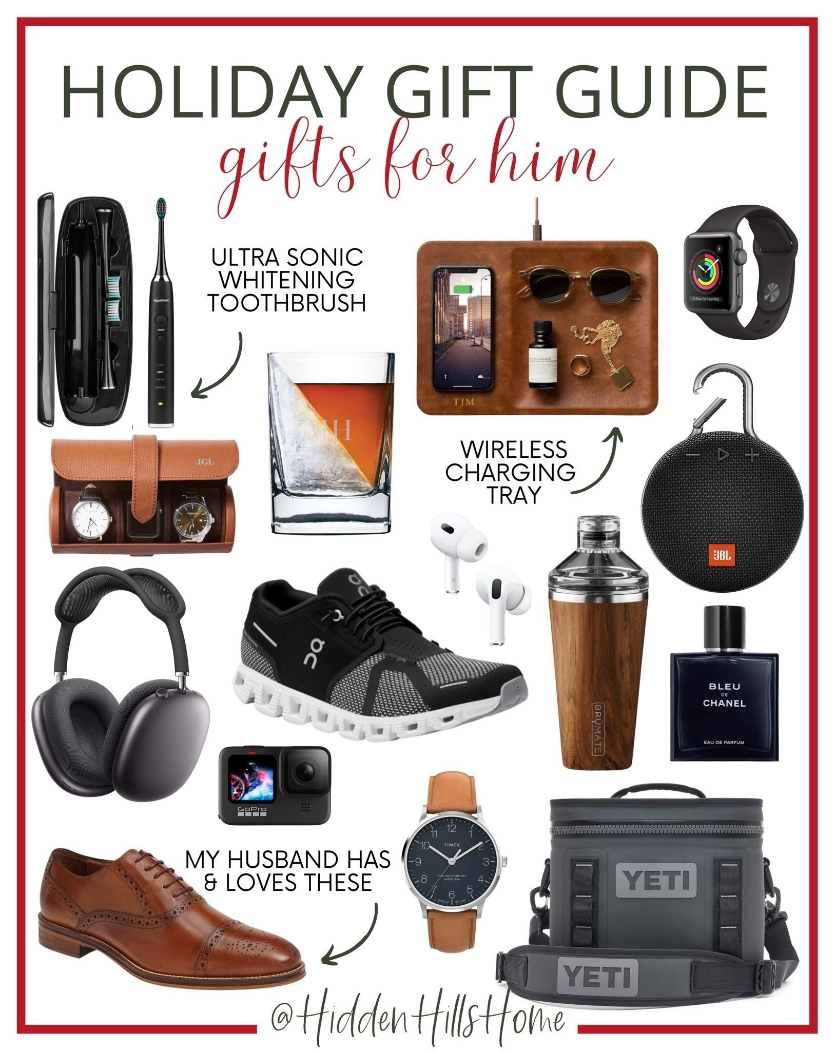 Gifts for him, gift guide for him, gifts for boyfriend, husband gift ideas, men’s gift guide #gifts 


#LTKGiftGuide #LTKCyberWeek #LTKMens