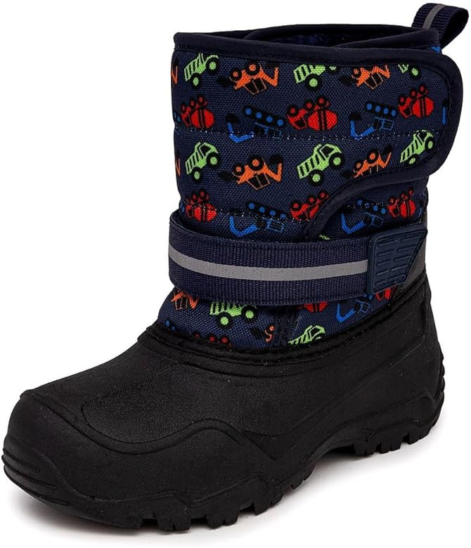 LONDON FOG Dex Boys and Girls Snow Boots - Insulated Waterproof Winter Kids Snow Boots - Size Tod... | Amazon (US)