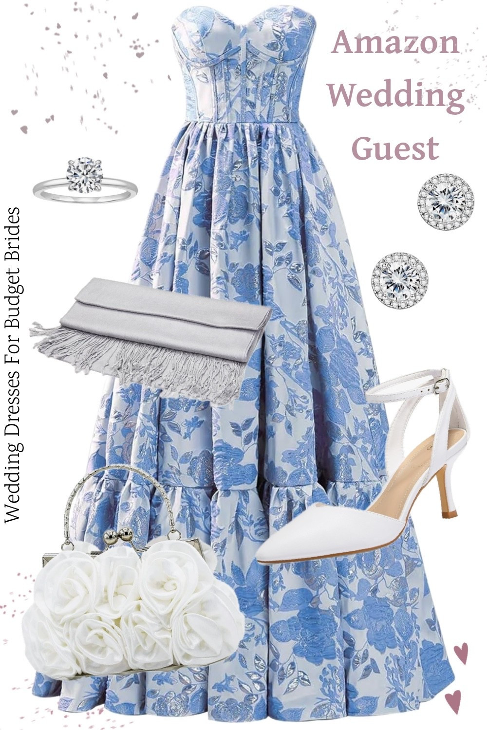 Blue long floral gown and accessories on Amazon.

Special occasion dress, prom dress, wedding guest dress, formal dress, blue full length dress, bridesmaid dress, bridal party dress, Amazon dress.

#LTKWedding #LTKSeasonal