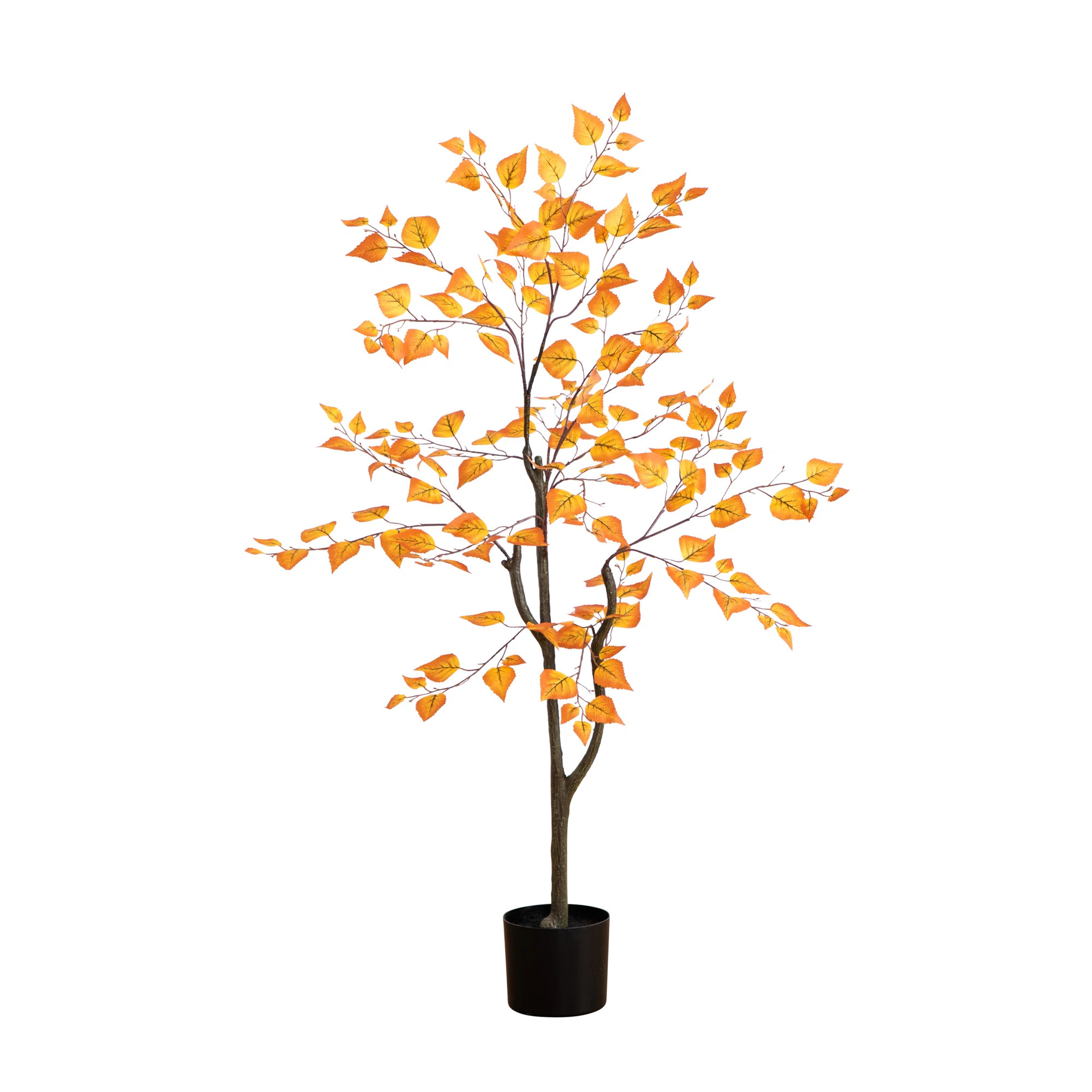 Ophelia & Co. 4ft. Autumn Birch Leaf Artificial Fall Tree | Wayfair | Wayfair North America
