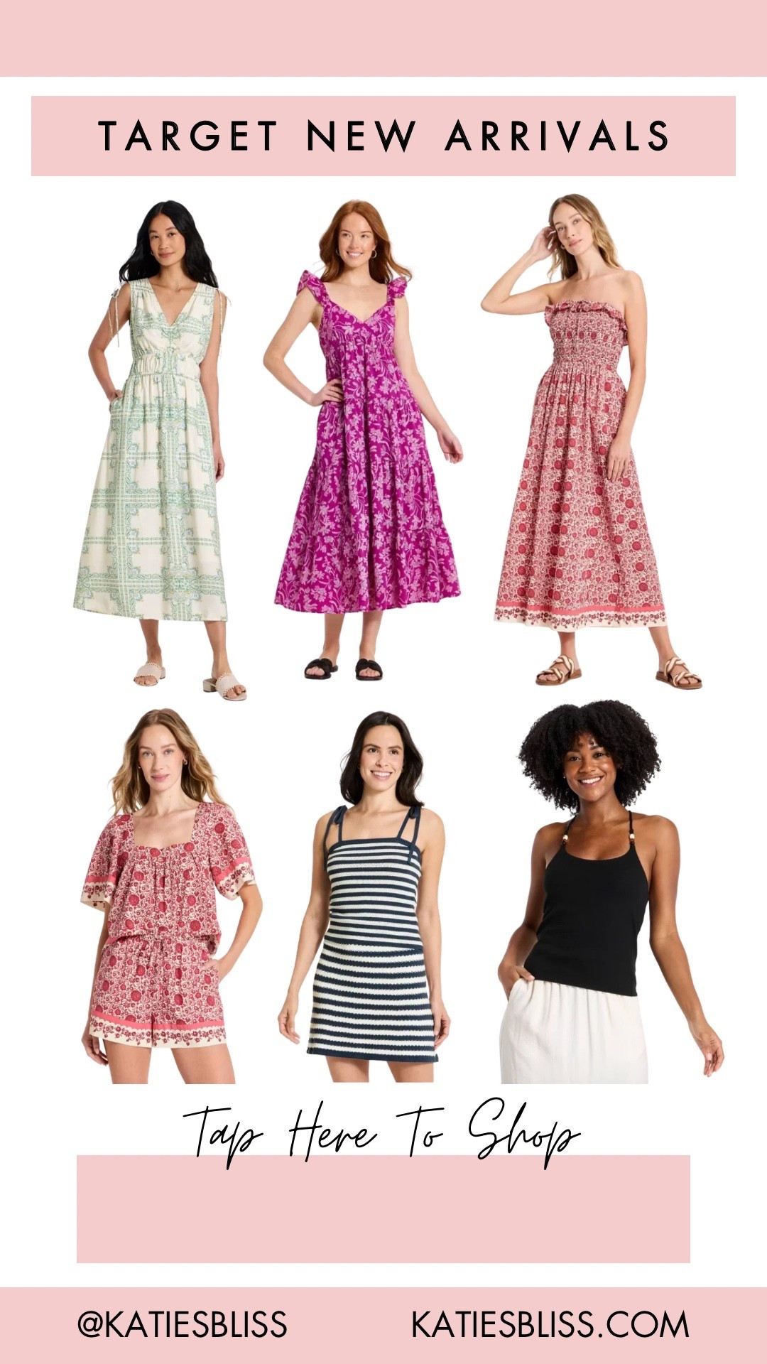 Target new arrivals 🤍

Summer. Dress. Lounge set. Maxi. Floral. Target. Romper. Travel. Outfit. Vacation.

#LTKSeasonal #LTKTravel