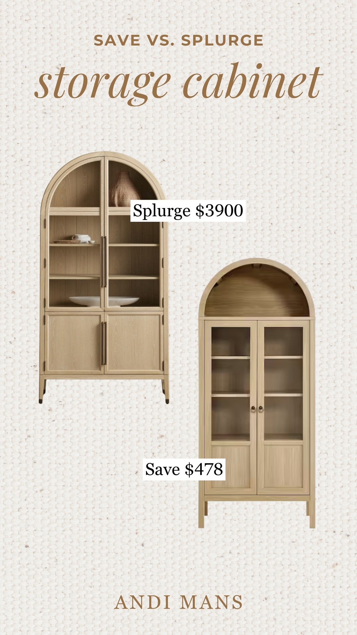 This beautiful wooden cabinet, splurge or save!

#LTKSaleAlert #LTKHome #LTKOver40