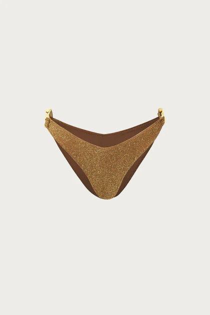 Gold Chain Brief (Mocha Shimmer Lurex) | SAME