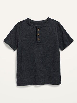 Jersey-Knit Short-Sleeve Henley Tee for Toddler Boys | Old Navy (US)
