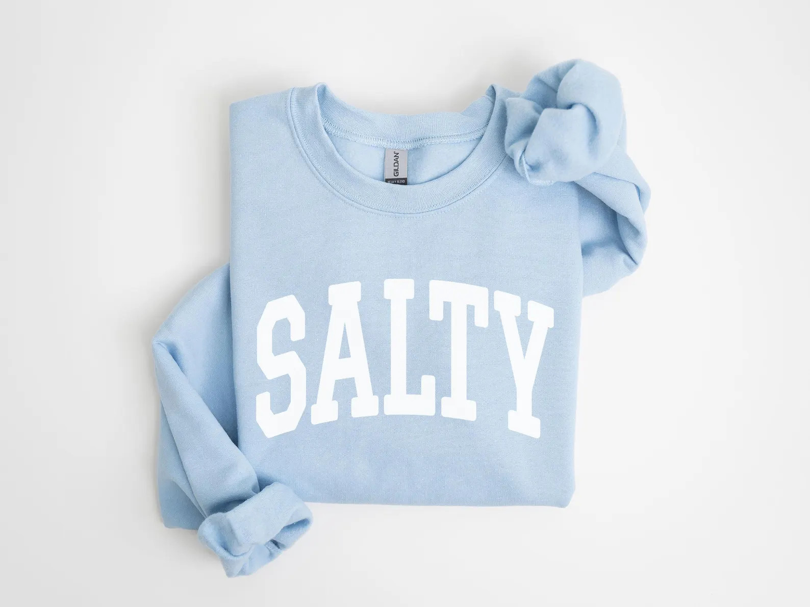 Salty Sweatshirt Collegiate Sweater Christian Crewneck Sweatshirt Unisex | Etsy (Global)