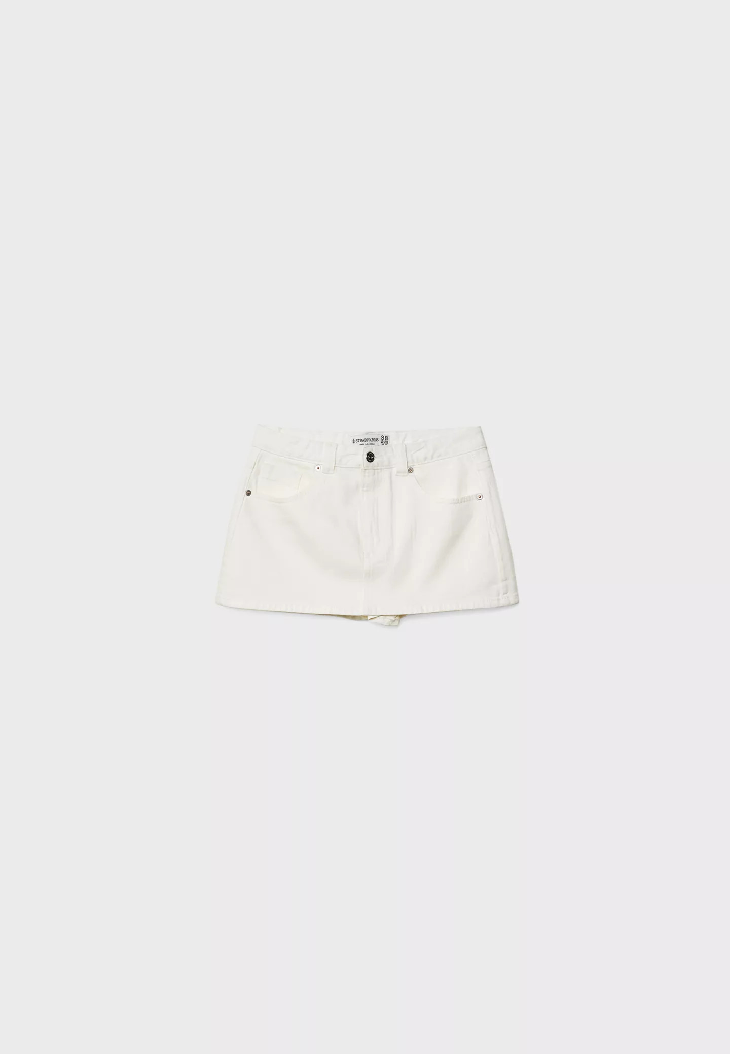 D62 denim skort | Stradivarius (UK)