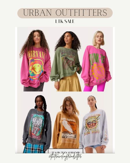 Urban outfitter sweatshirts - ltk sale - fall - winter / casual outfit idea - fall - oversized - comfy - cozy - thanksgiving - gift idea 

#LTKSale #LTKGiftGuide #LTKstyletip