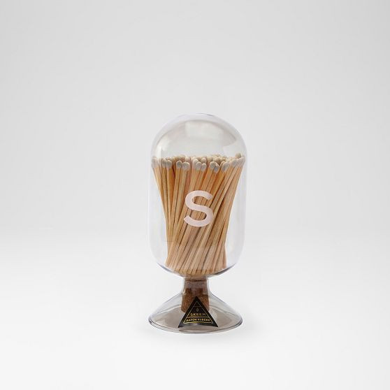 Glass Match Cloche, Smoke | Mark and Graham
