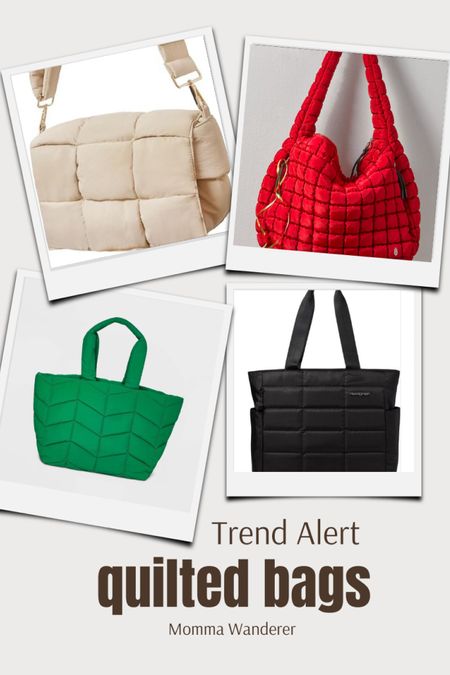 Trend alert! Quilted bags 

#LTKHoliday #LTKitbag