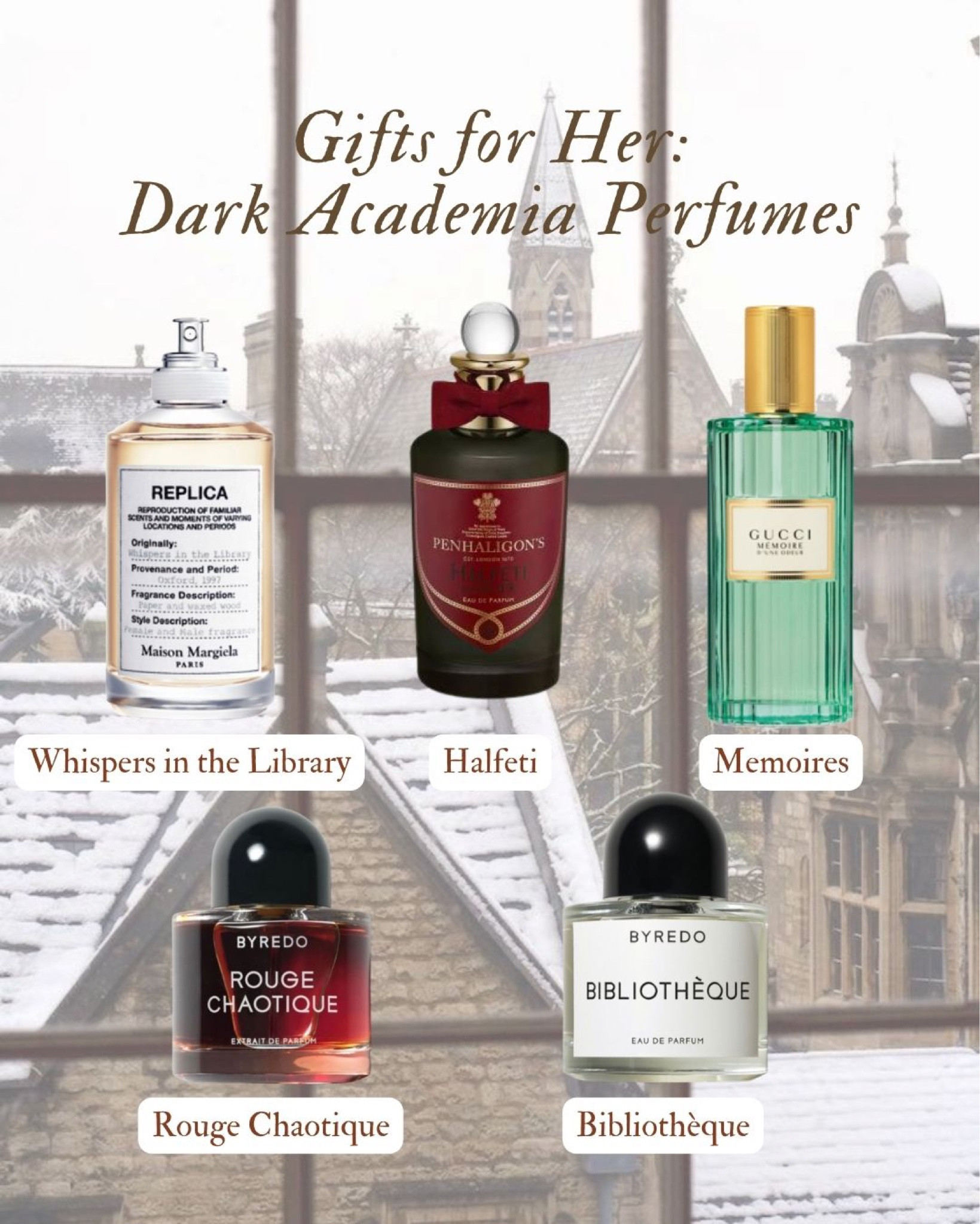 Christmas Gift Guide: Dark Academia Perfumes 📖☕️🍂 Scents for the most classy, cozy, bookworm girls this season 🤎

#LTKHolidaySale #LTKGiftGuide #LTKbeauty
