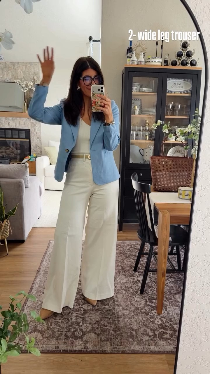 2- wide leg trouser