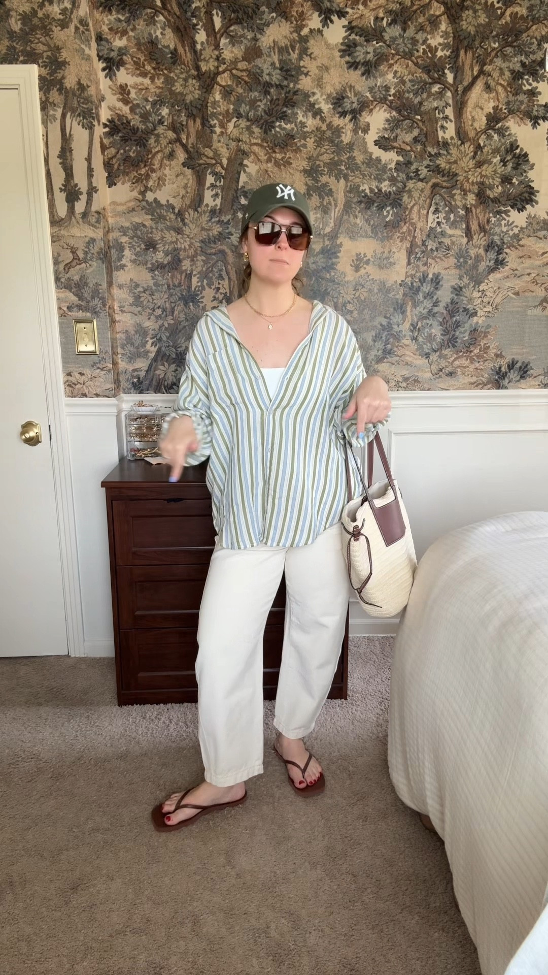 Will be repeating this outfit for sure! Linen shirt and pants are both a size SMALL 

#LTKSaleAlert #LTKSeasonal #LTKootd