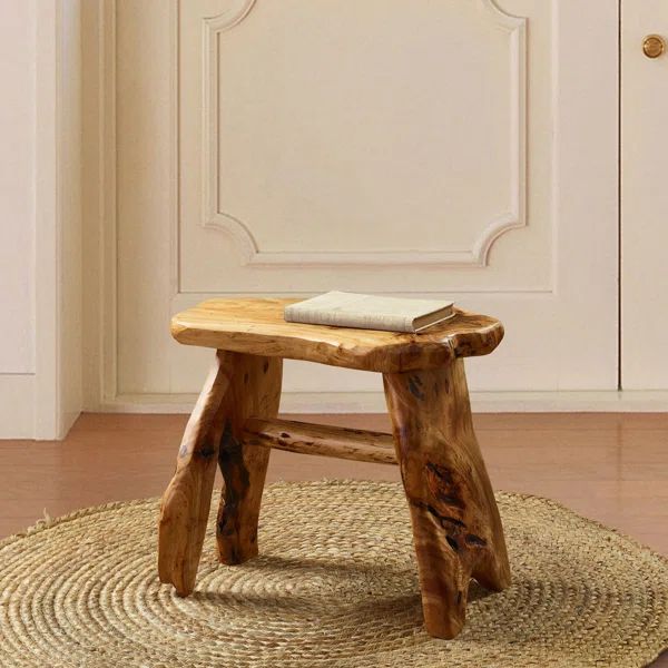 Minnick Solid Wood Vanity Stool | Wayfair Professional