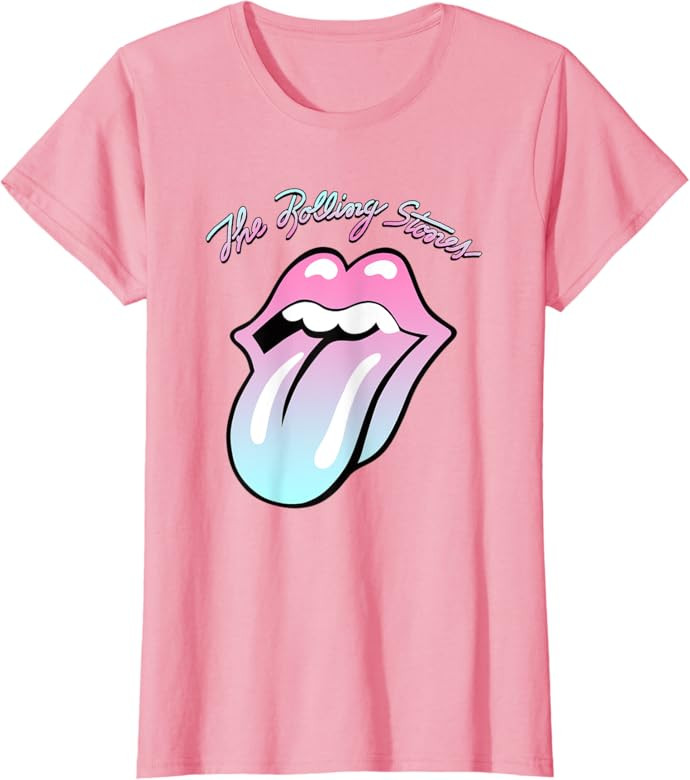 Official Rolling Stones Gradient Tongue T-Shirt | Amazon (US)