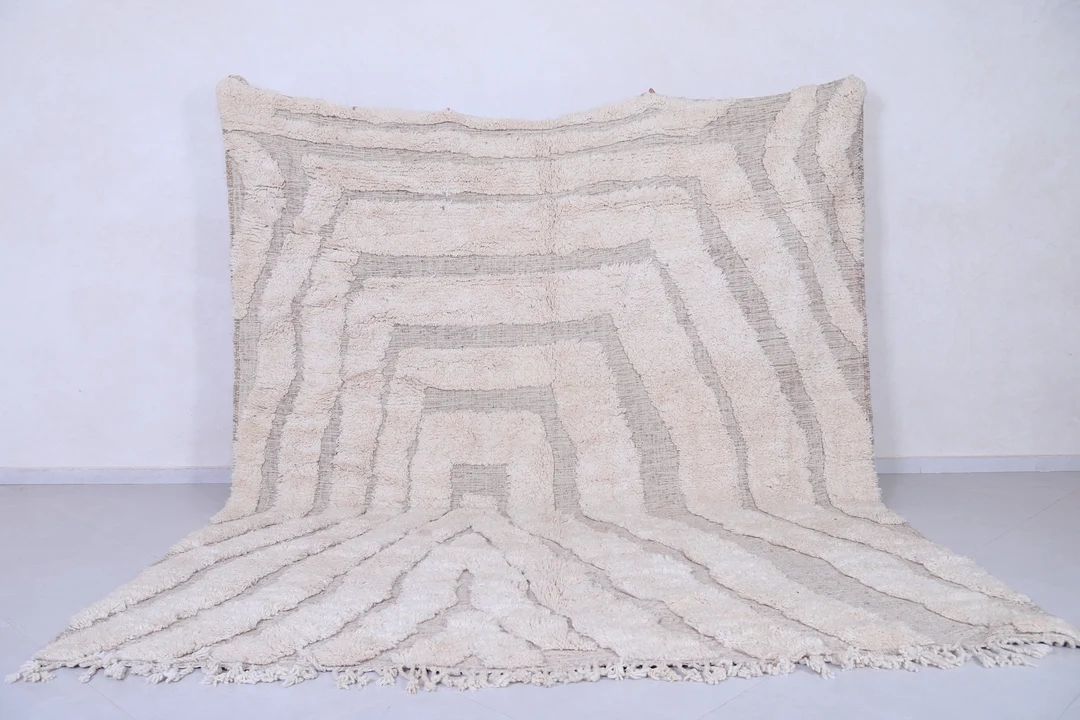 Moroccan Berber rug - Beni ourain rug - all wool berber rug - Custom area rug - handmade rug - Ge... | Etsy (US)