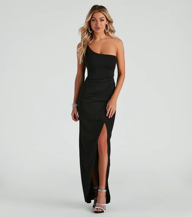 Joules Formal One-Shoulder Crepe Dress | Windsor Stores