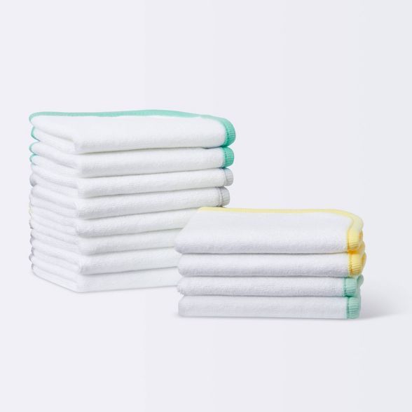 Baby 12pk Washcloth Set - Cloud Island™ White | Target