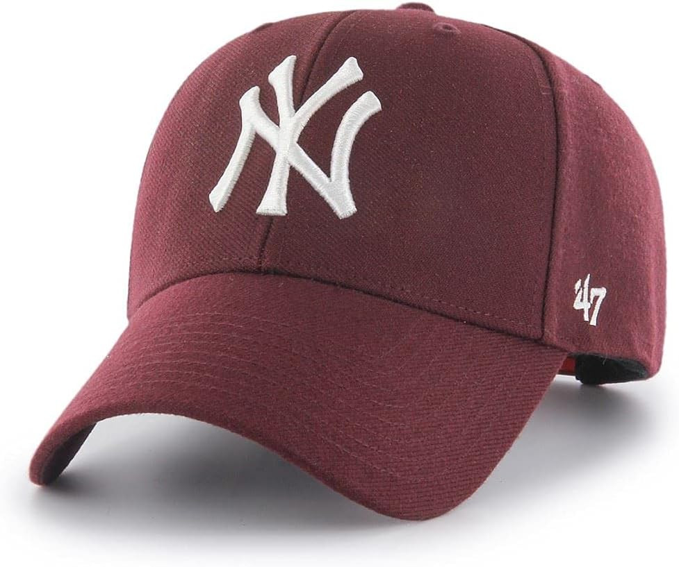'47 Brand Snapback Cap - MVP New York Yankees dark maroon | Amazon (US)