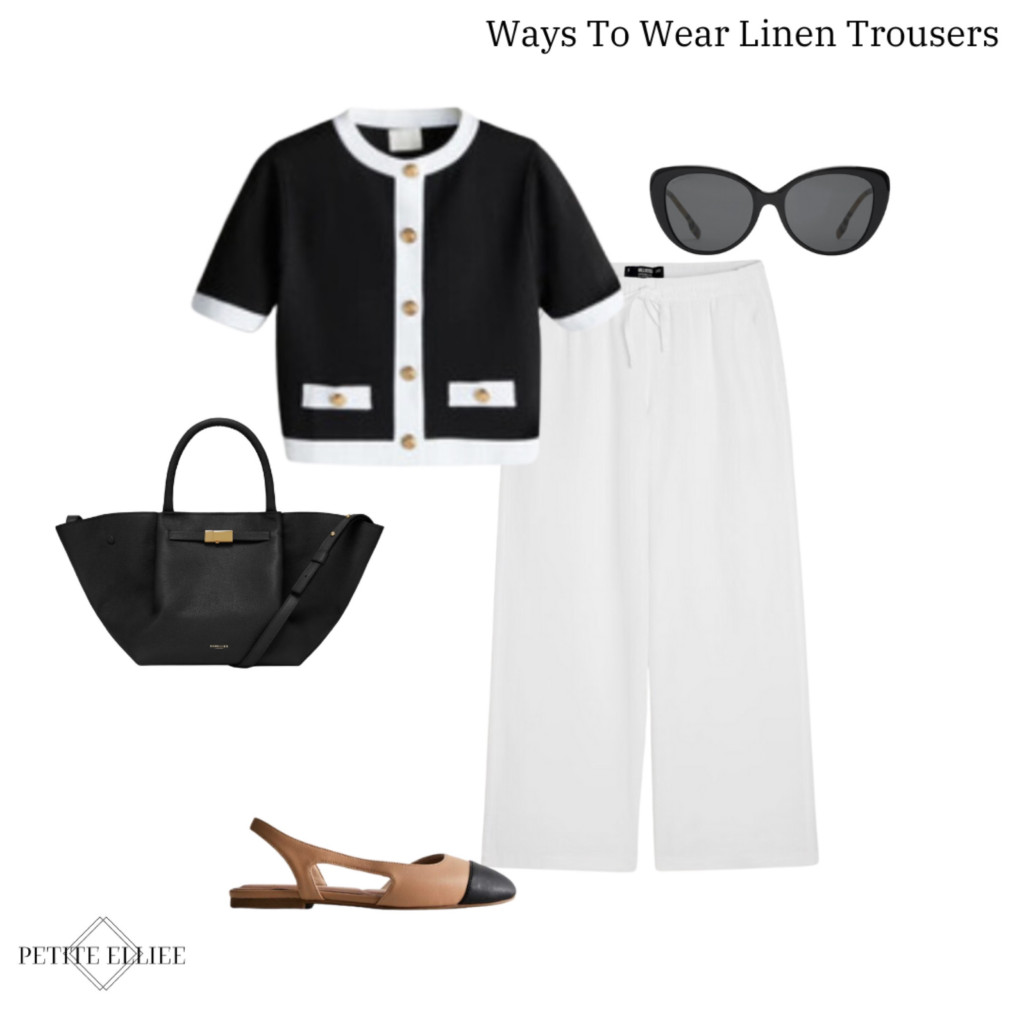 Ways to wear linen trousers - petite e styling 