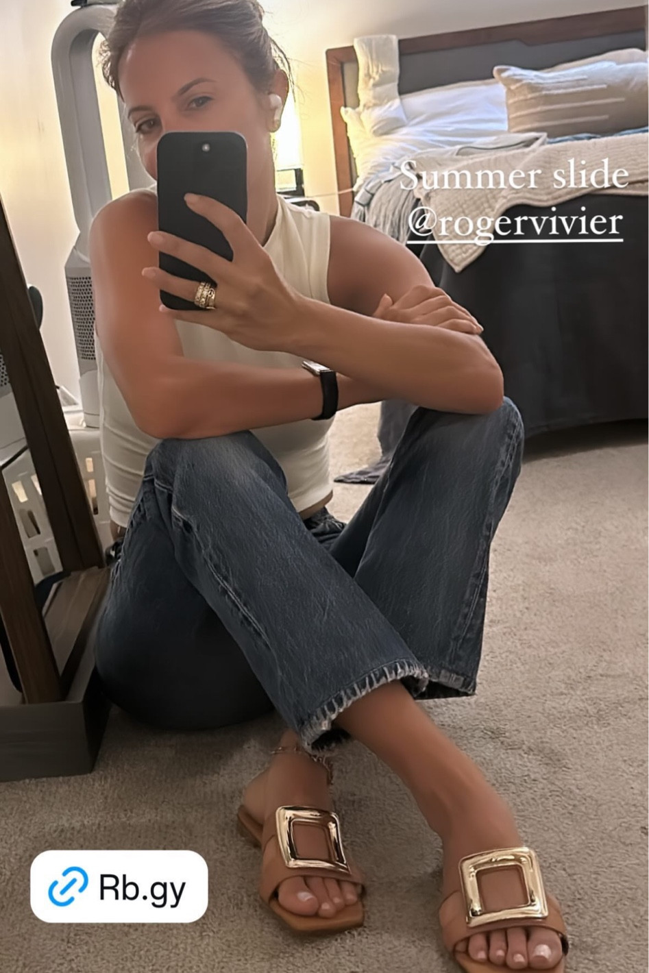 The sandals of the summer