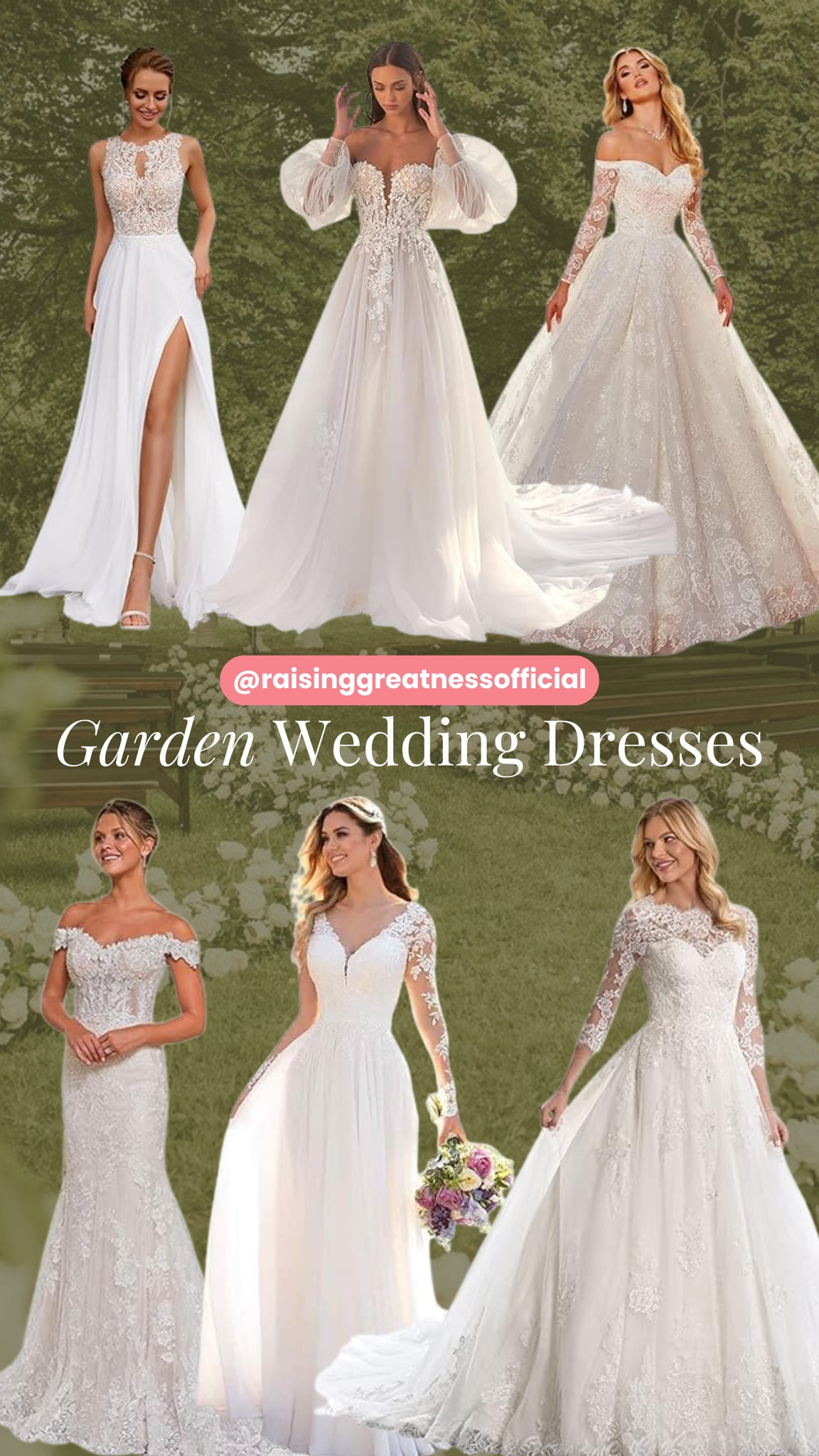 Get ready to say “I do” in style with these enchanting garden wedding dresses! From delicate lace to flowing chiffon, these gowns capture the romance of an outdoor wedding perfectly. Accessorize with floral headpieces and strappy heels for a whimsical touch. 🌿💍 #WeddingInspo #GardenBride #RomanticGowns #BridalStyle #WeddingDayDreams

#LTKStyleTip #LTKGiftGuide #LTKWedding