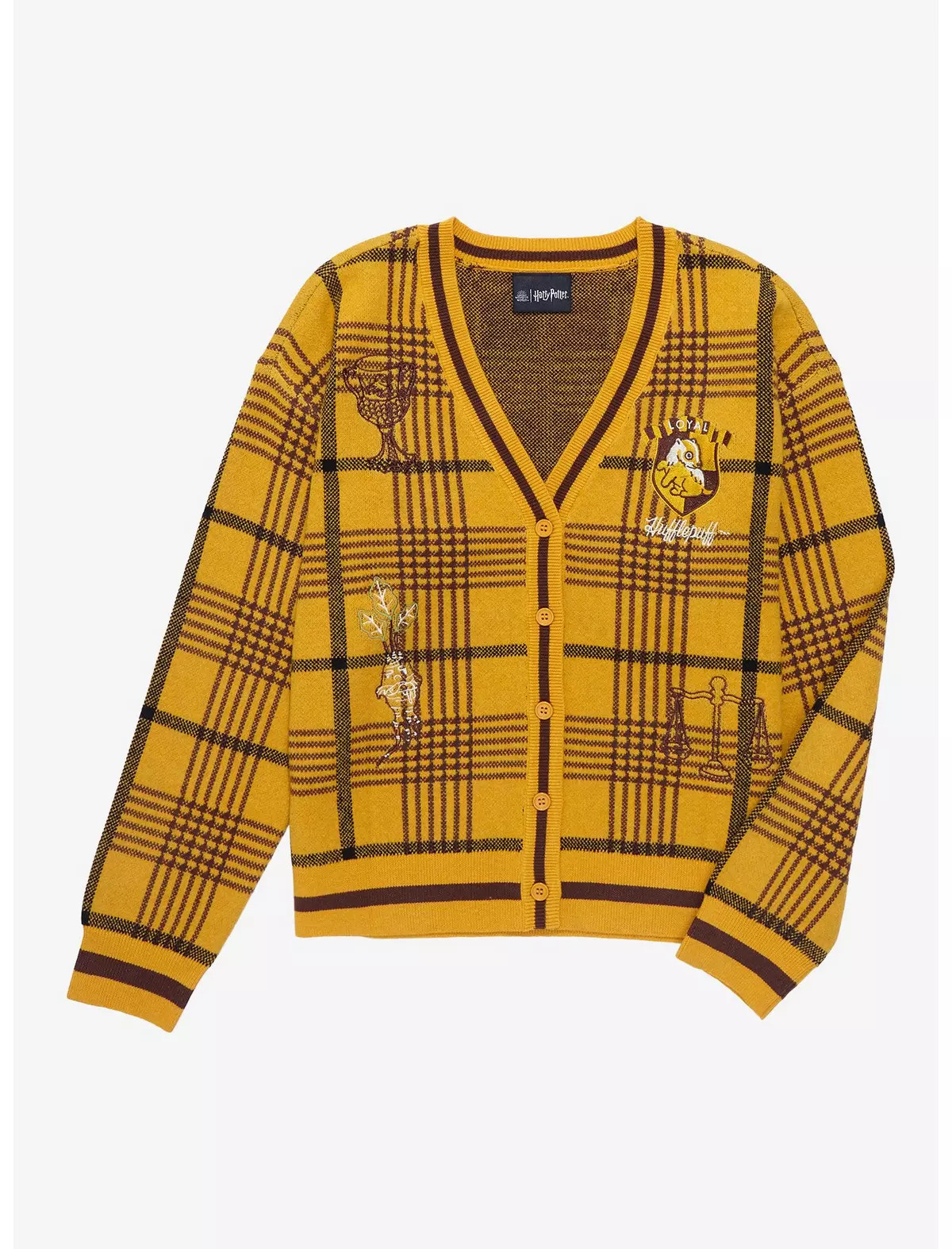 Harry Potter Hufflepuff Women's Cardigan - BoxLunch Exclusive | BoxLunch