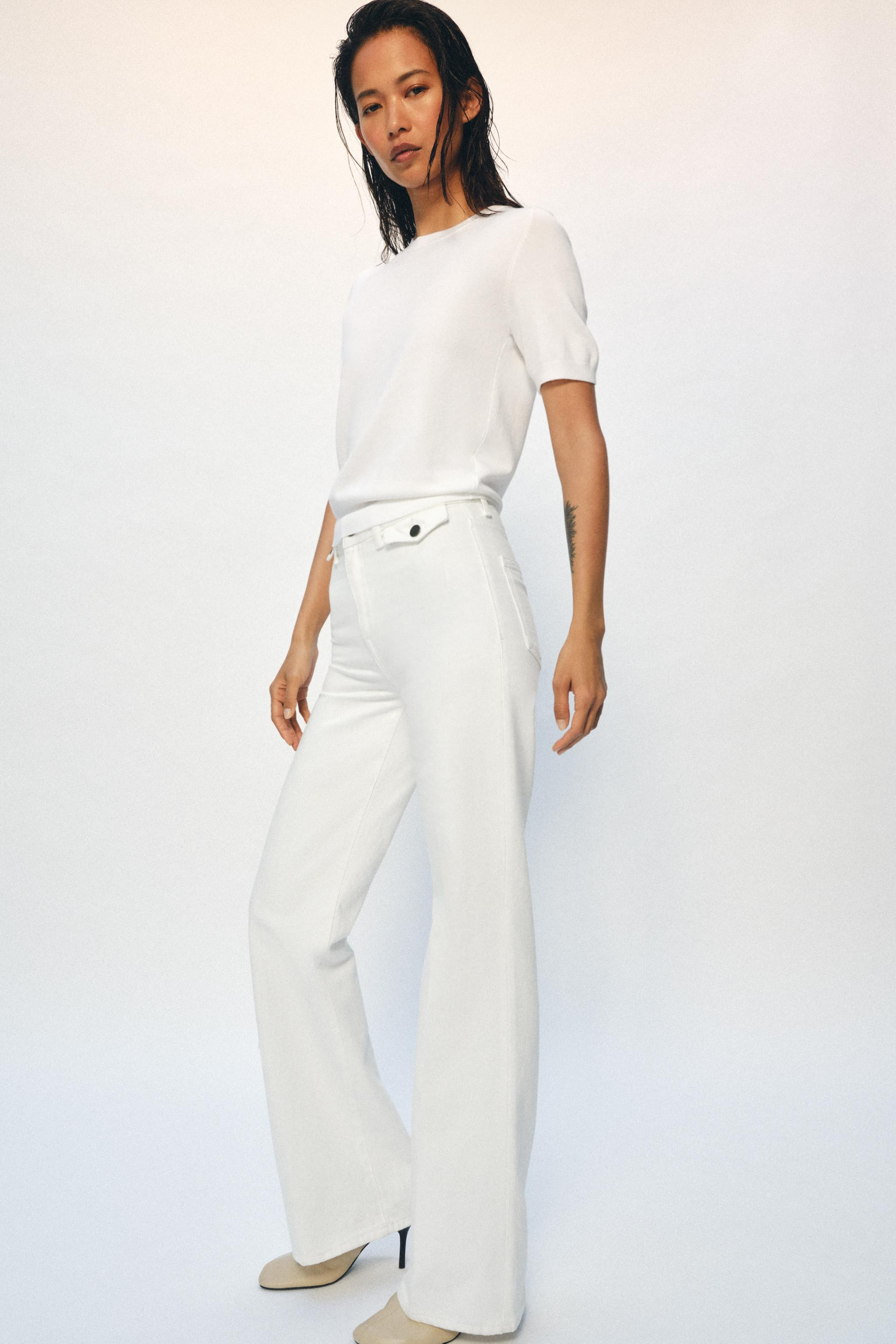ZW COLLECTION HIGH-WAIST FLARE JEANS | Zara US
