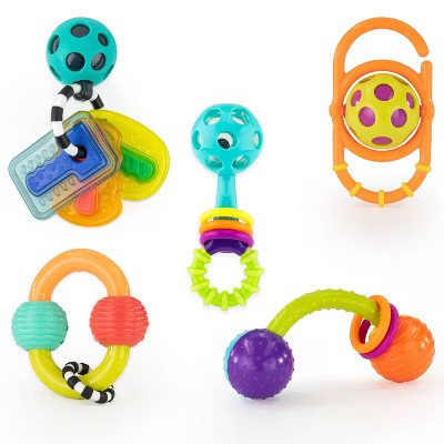 Sassy Toys Shake Rattle & Chew Gift Set - 5pc | Target