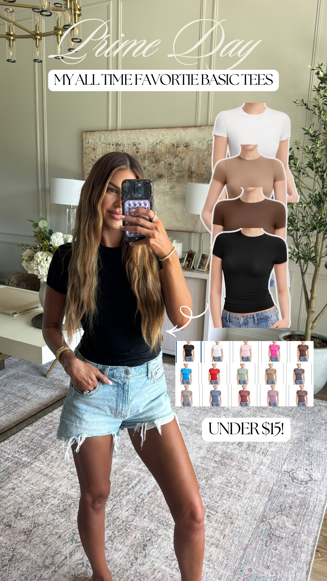 the best tees and feel so much more expensive than they are! under $15 🫶🏼 

 #LTKSaleAlert