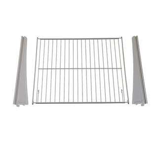 ClosetMaid 4 in. H x 21 in. W Nickel Steel Drawer Hardware Kit | The Home Depot