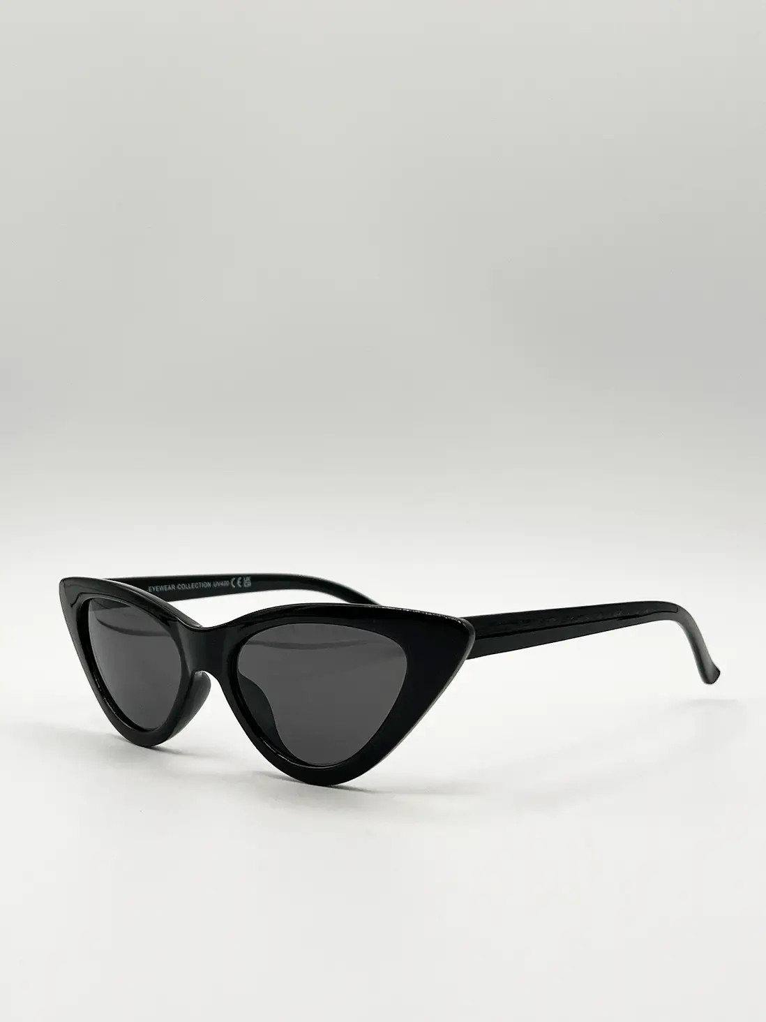 Black SVNX Classic Cateye Sunglasses | Boohoo | Boohoo.com (UK & IE)
