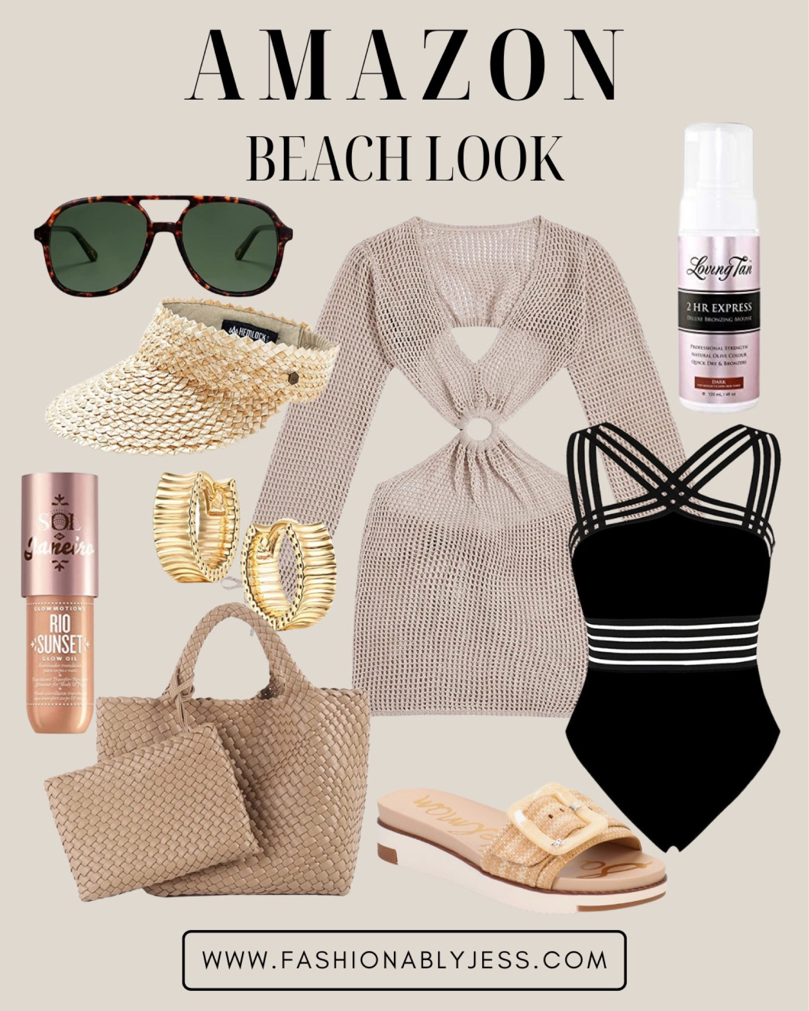 Love this Amazon beach look! Perfect for a day by the pool or beach this summer! 
#amazonswim #swim #coverup #swimcoverup #amazonfinds #swimwear

#LTKswim #LTKFind #LTKstyletip