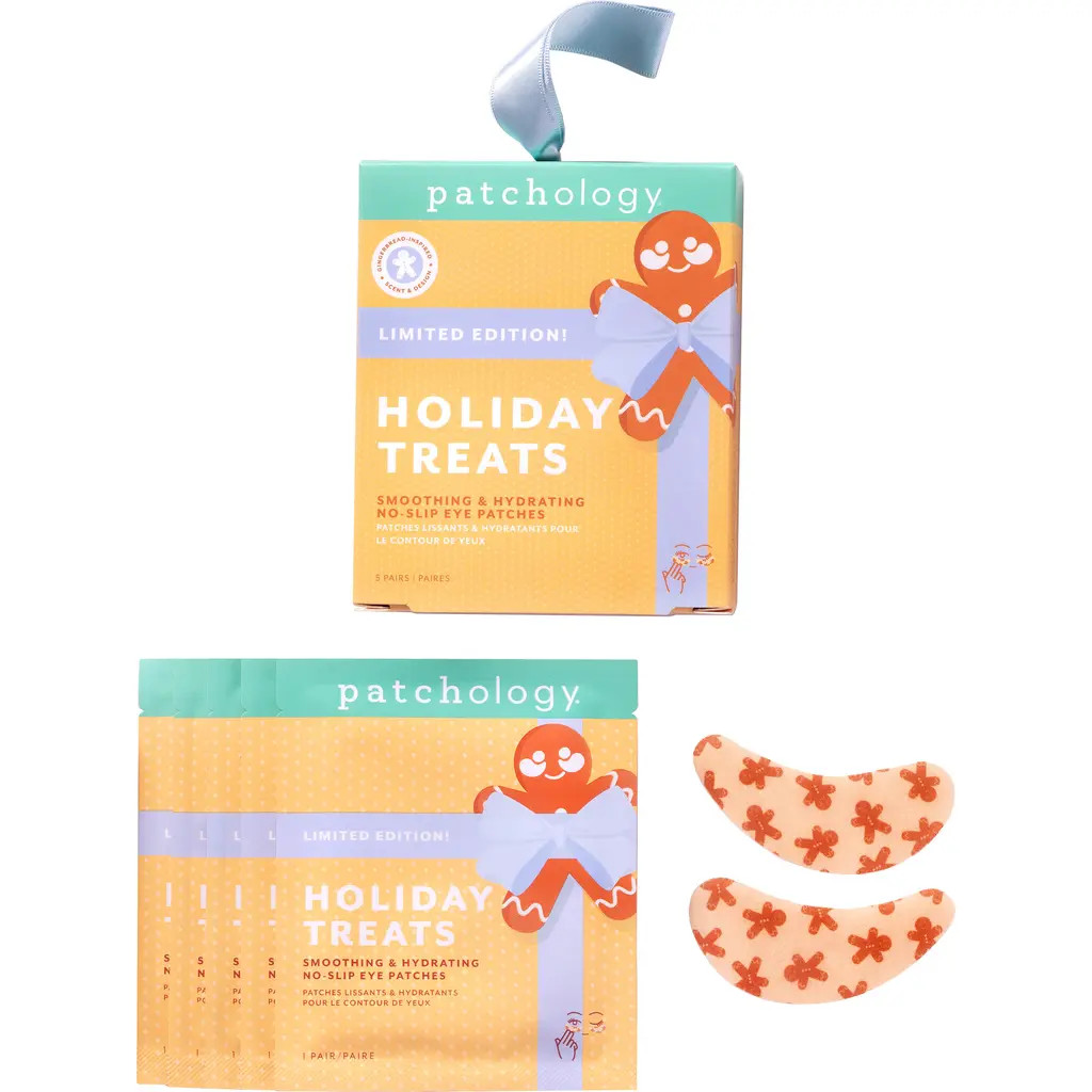 Patchology Holiday Treats Smoothing & Hydrating No-Slip Eye Patches at Nordstrom, Size 1.8 Oz | Nordstrom