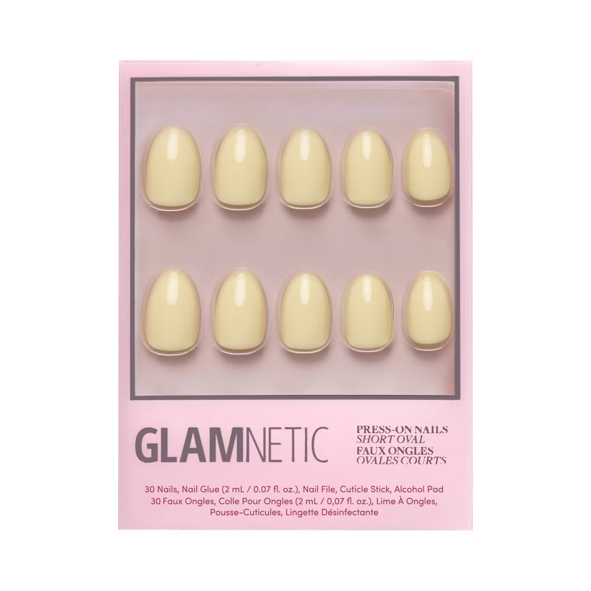 Glamnetic Pastel Yellow Press-On Nails - 30ct - Ulta Beauty | Target