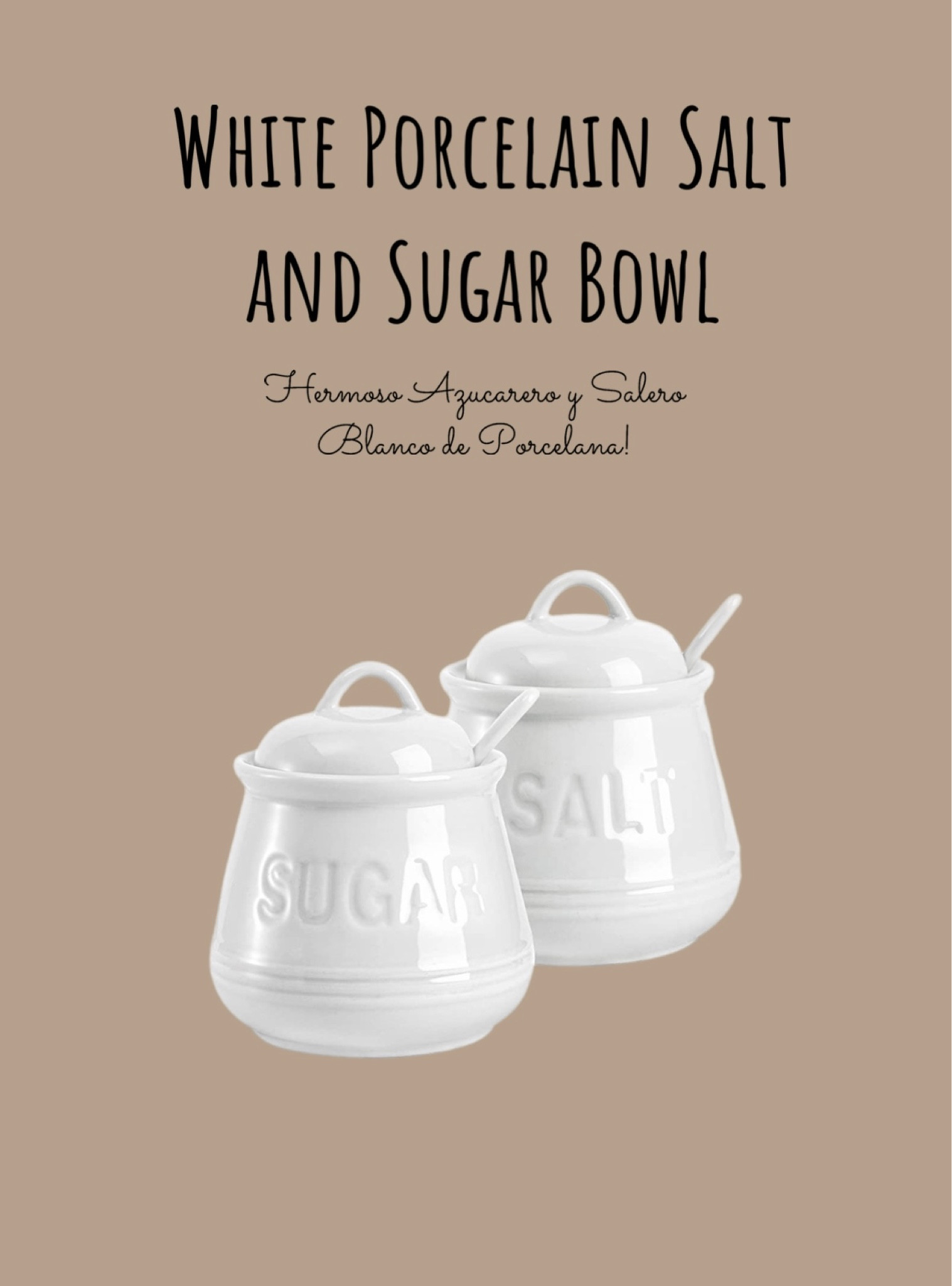Hermoso Azucarero y Salero Blanco de Porcelana! 

White Porcelain Salt and Sugar Bowl
#kitchen #SaltBowl #SugarBowl

#LTKhome #LTKFind #LTKsalealert