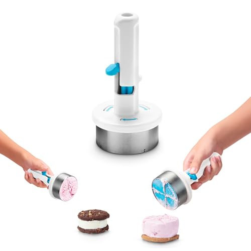 Dreamfarm Icepo Easy One-Handed Ice Cream Sandwich Scooper for Ice Cream Scoops, Gelato Scoops, Sorbet Scoops - White | Amazon (US)