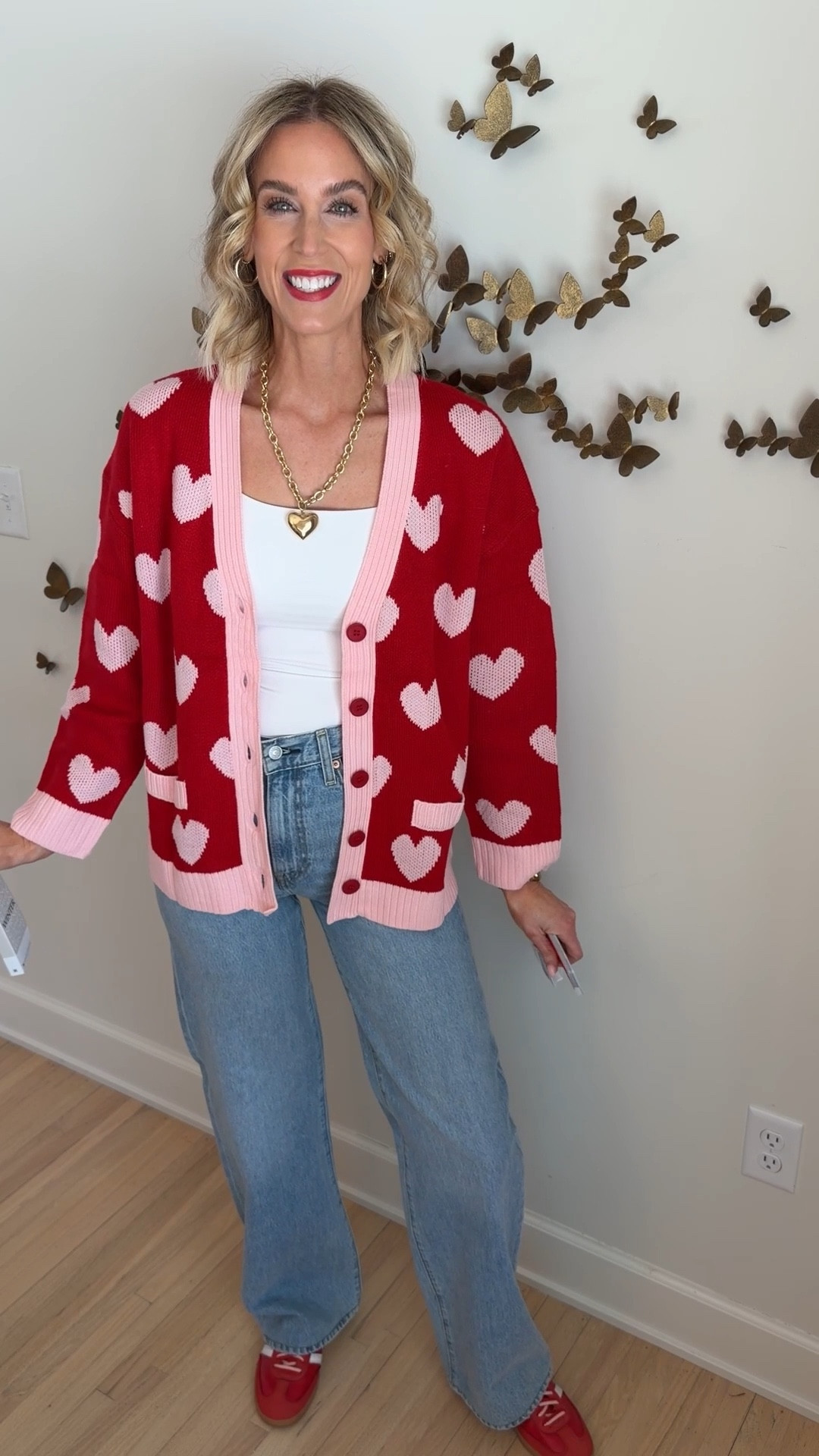Amazon heart cardigan!