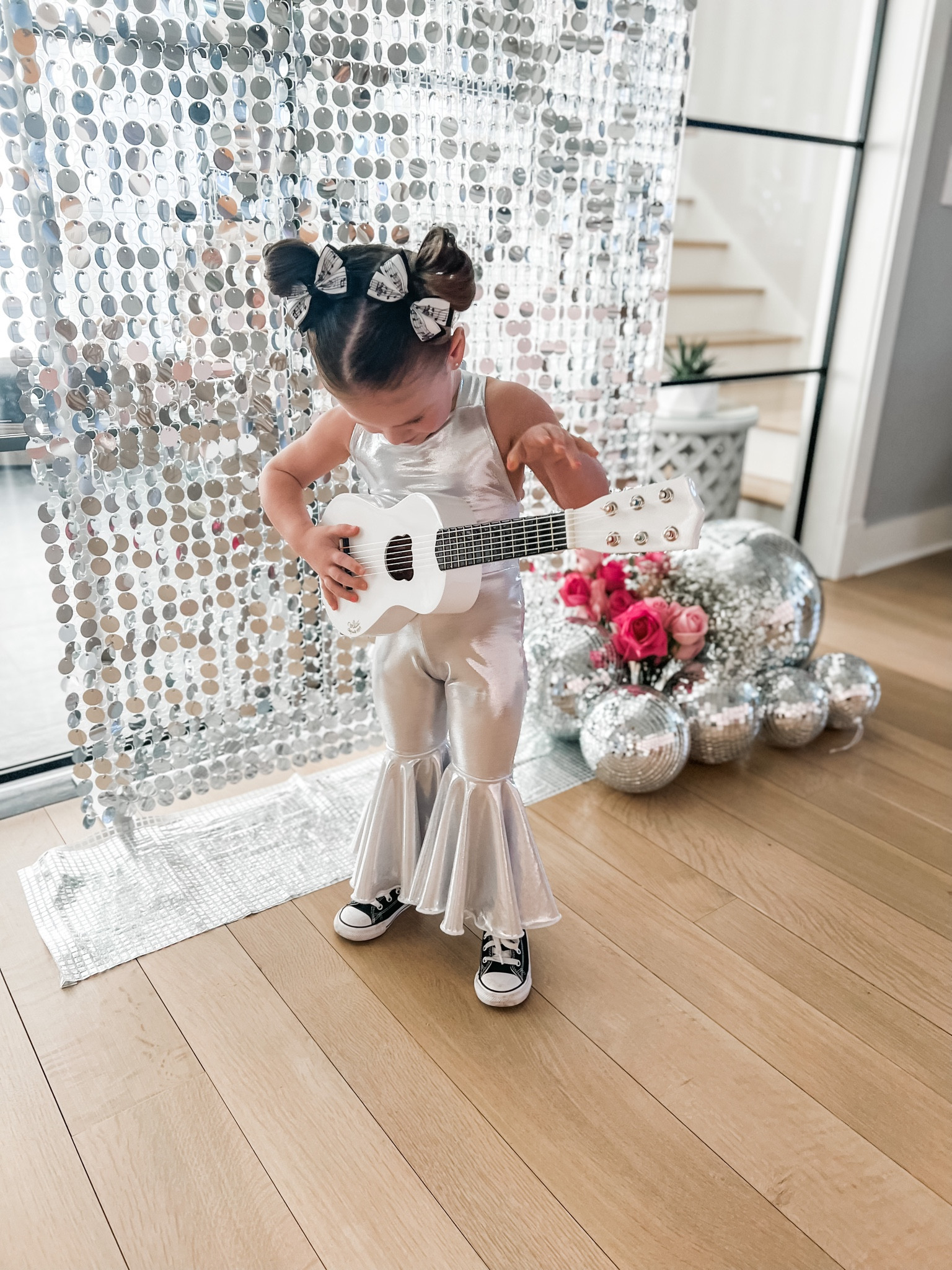 Queen B turns three 🌟🌟🌟
.
.
.
#toddler #jumpsuit #romper #party #birthday #theme #disco 

#LTKkids #LTKFind #LTKbaby