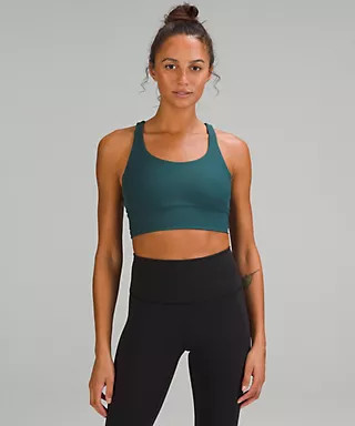 lululemon Energy Longline Bra Ribbed Luxtreme *Medium Support, B–D Cups | Women's Bras | lulule... | Lululemon (US)