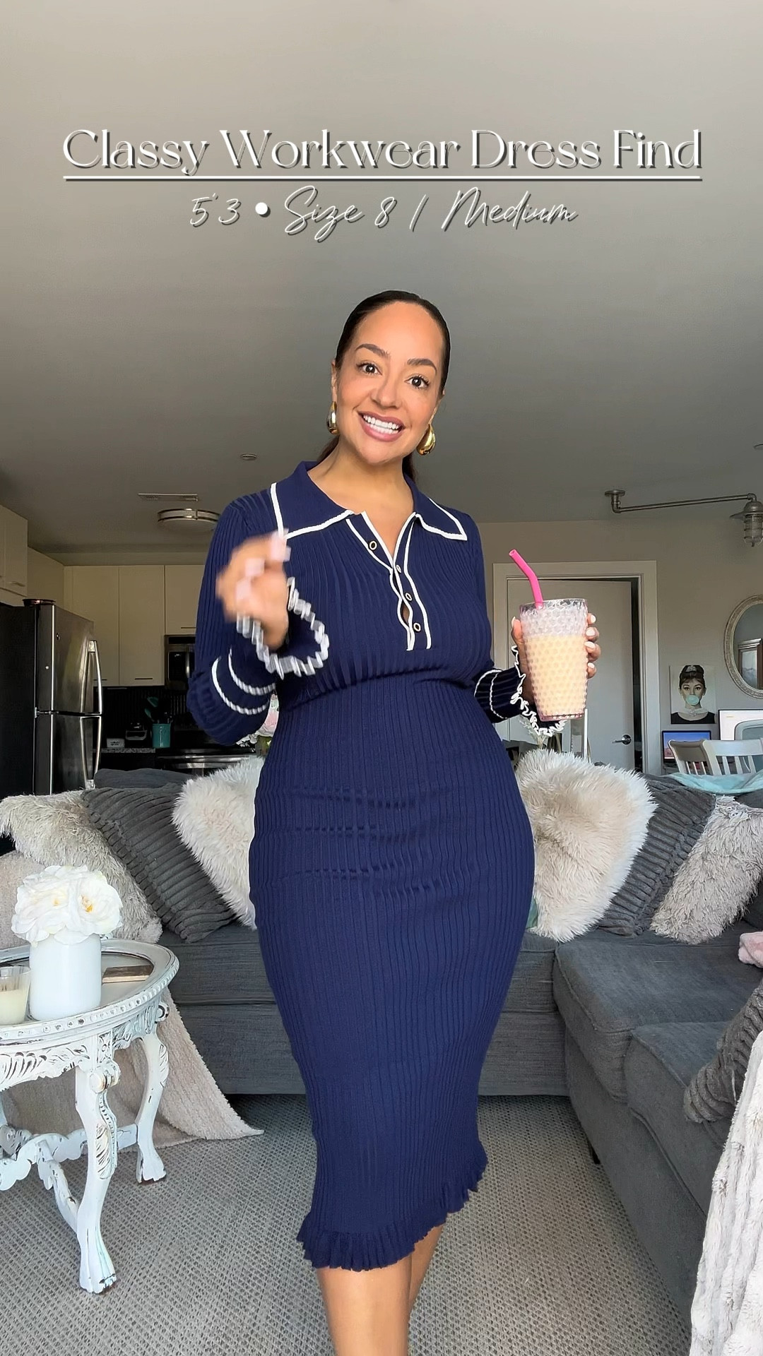 Looking for affordable work clothes for women? I got you! This dress would also be so pretty for your fall family photo outfit! 🍂 

Sizing ⬇️

5’3 
155 lbs
Size 8 
Bust: 34DDD/36DD
Waist: 28”
Hips: 43”
Wearing Size M

workwear, work dress, workwear dress, fall workwear, fall dress, fall dresses, fall outfit, fall outfits, fall family photo outfits 

#LTKFindsUnder50 #LTKWorkwear #LTKStyleTip